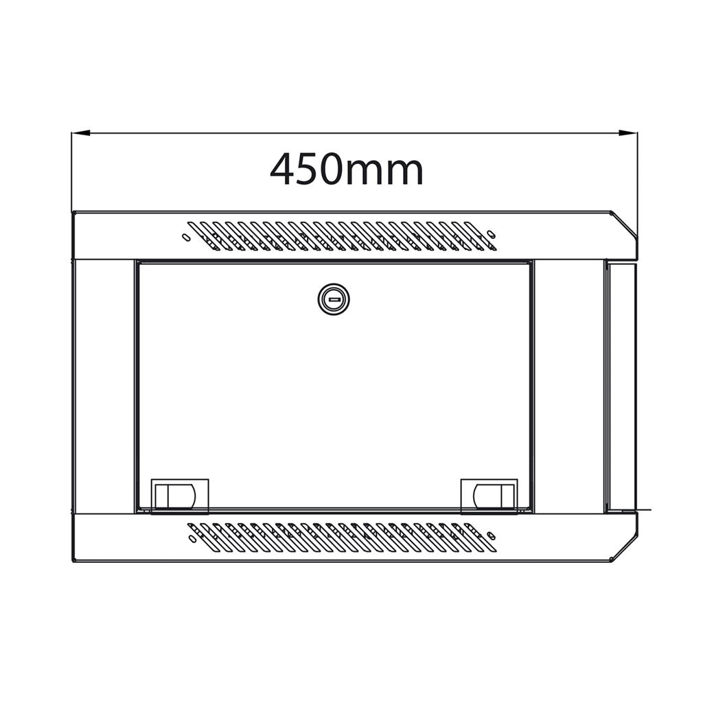 19" Rack Cabinets - 4U x 450mm Deep - RC4U450