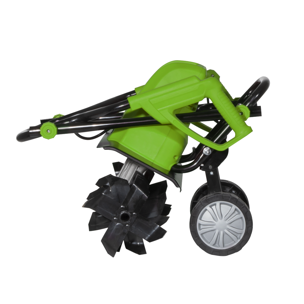 Dellonda Electric Tiller/Cultivator, 1500W Rotavator for Digging Garden Soil, Electric Weeder 40cm Working Width, 6 Blades, 10m Power Cable, Foldable Frame
