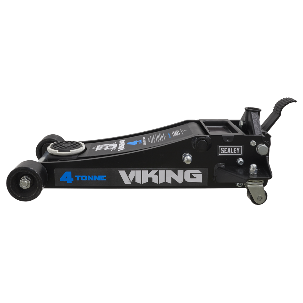 Viking Professional Trolley Jack 4 Tonne Low Profile with Rocket Lift