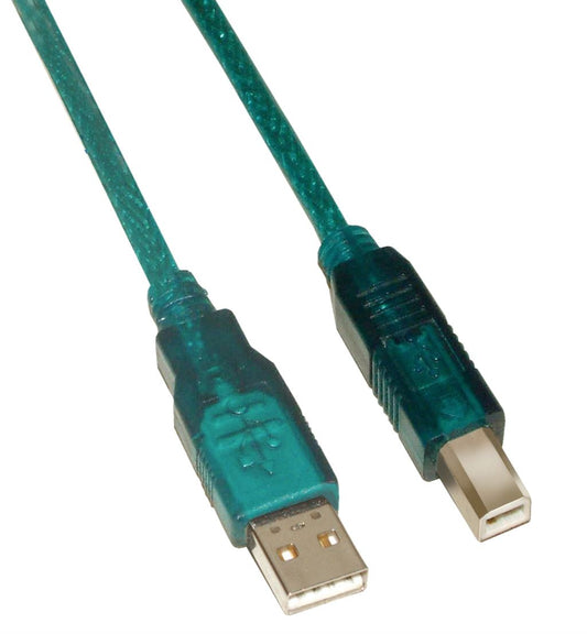 USB Male A to USB Male B Lead 3m