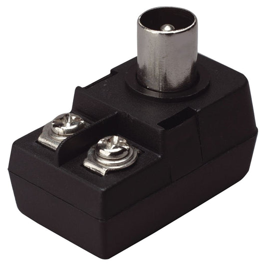 9.5 mm Right Angled Coaxial Line Plug with Balun Transformer