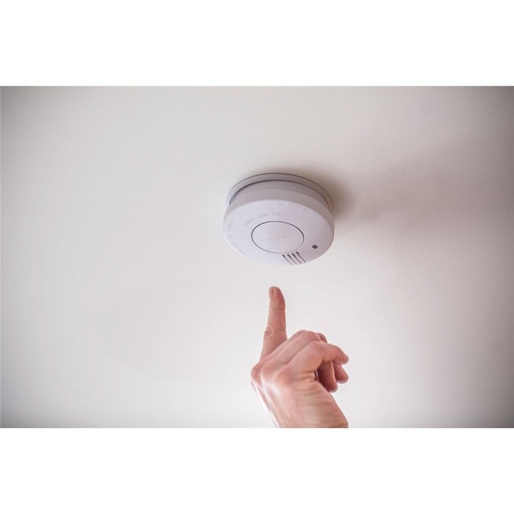 Photoelectric Smoke Detector with Hush Feature - w/hush button - SD102P