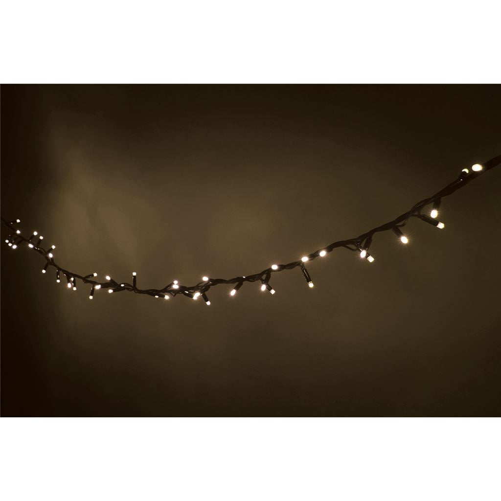 Heavy Duty Compact Connectable Outdoor Garland LED String Lights - 180 WW - 180-COMP-WW