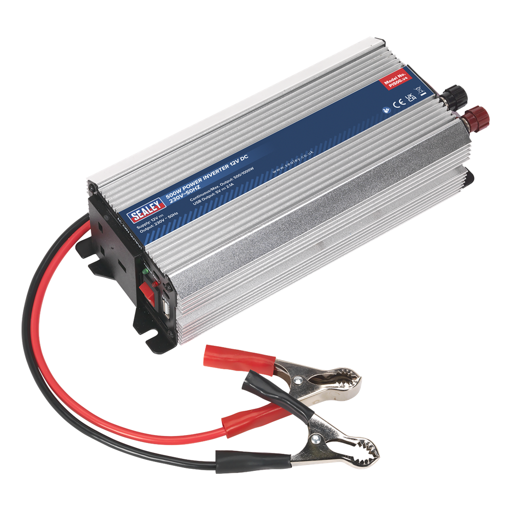 Power Inverter 500W 12V DC - 230V~50Hz