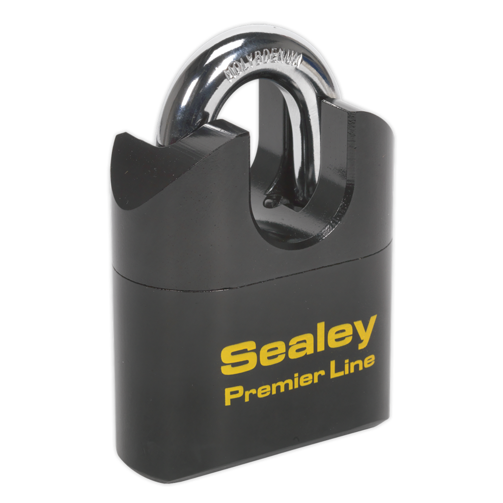 Steel Body Combination Padlock Shrouded Shackle 62mm