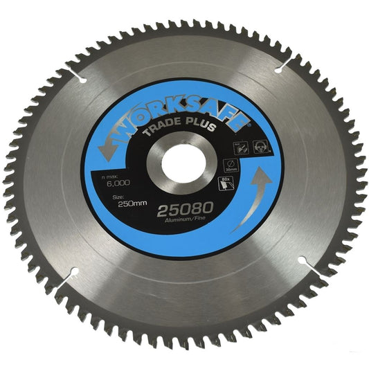 Aluminium Cutting TCT Circular Saw Blade 250 x 30mm 80tpu