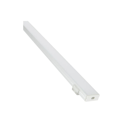 Aluminium LED Tape Profile - Wide Crown - 1m Frosted - AL1-C2311