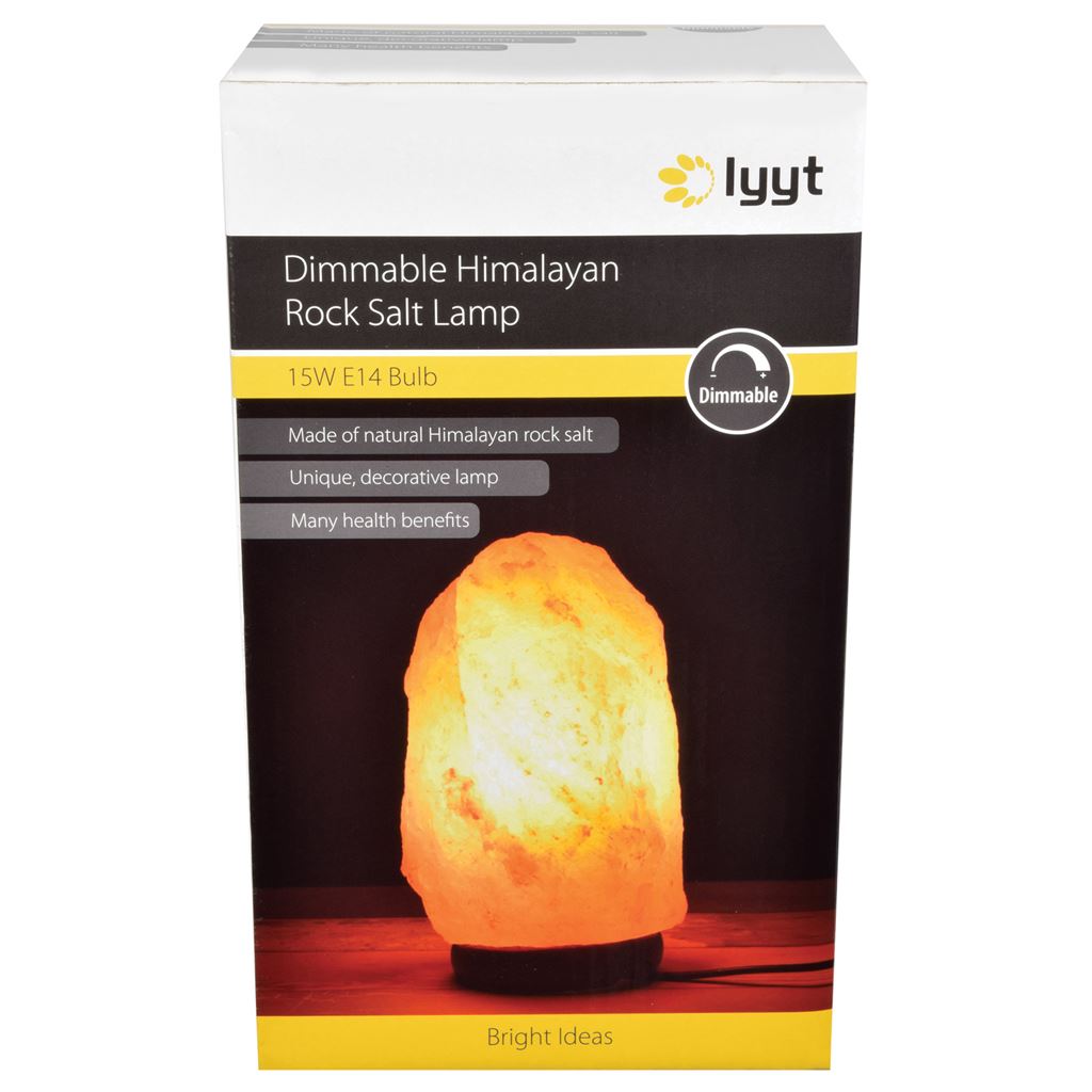 Dimmable Himalayan Rock Salt Lamp (2-3kg) - Dim, Natural - SALT-LAMP