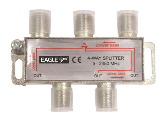 2.45 GHz Satellite Splitter with DC Pass