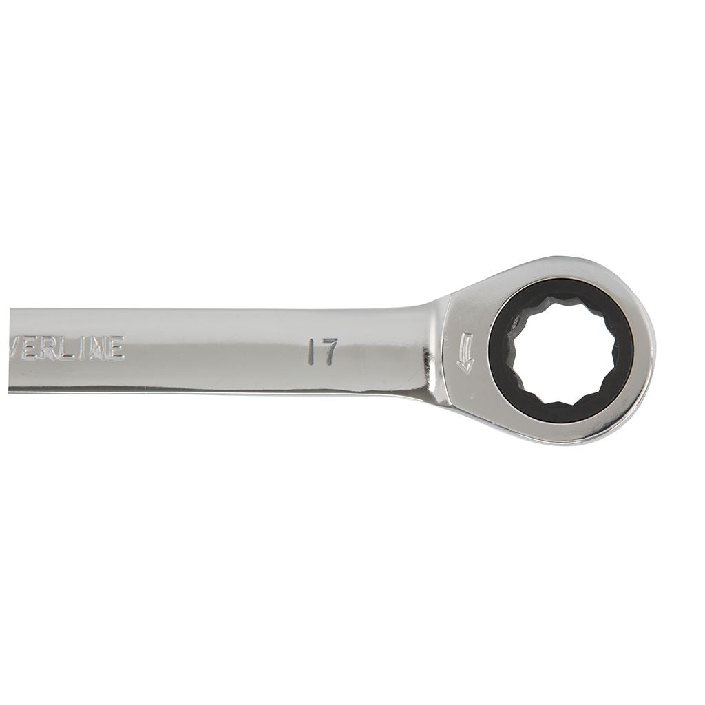 Silverline Fixed Head Ratchet Spanner Set 6pce - 8 - 17mm