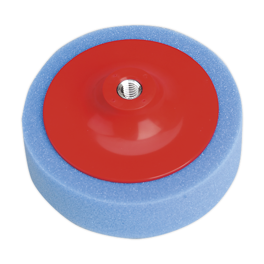 Buffing & Polishing Foam Head &#216;150 x 50mm M14 x 2mm Blue/Medium