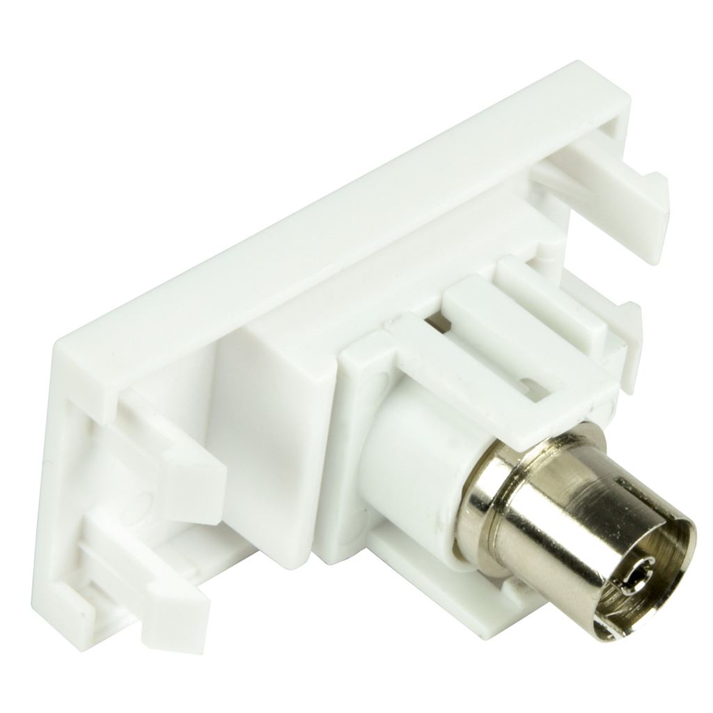 Wall Plate Module - Coaxial Keystone Socket