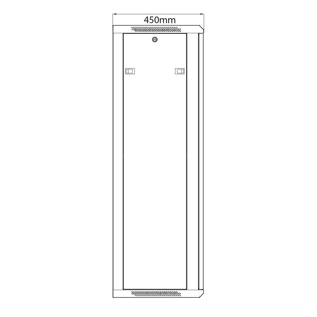 19" Rack Cabinets - 28U x 450mm Deep - RC28U450