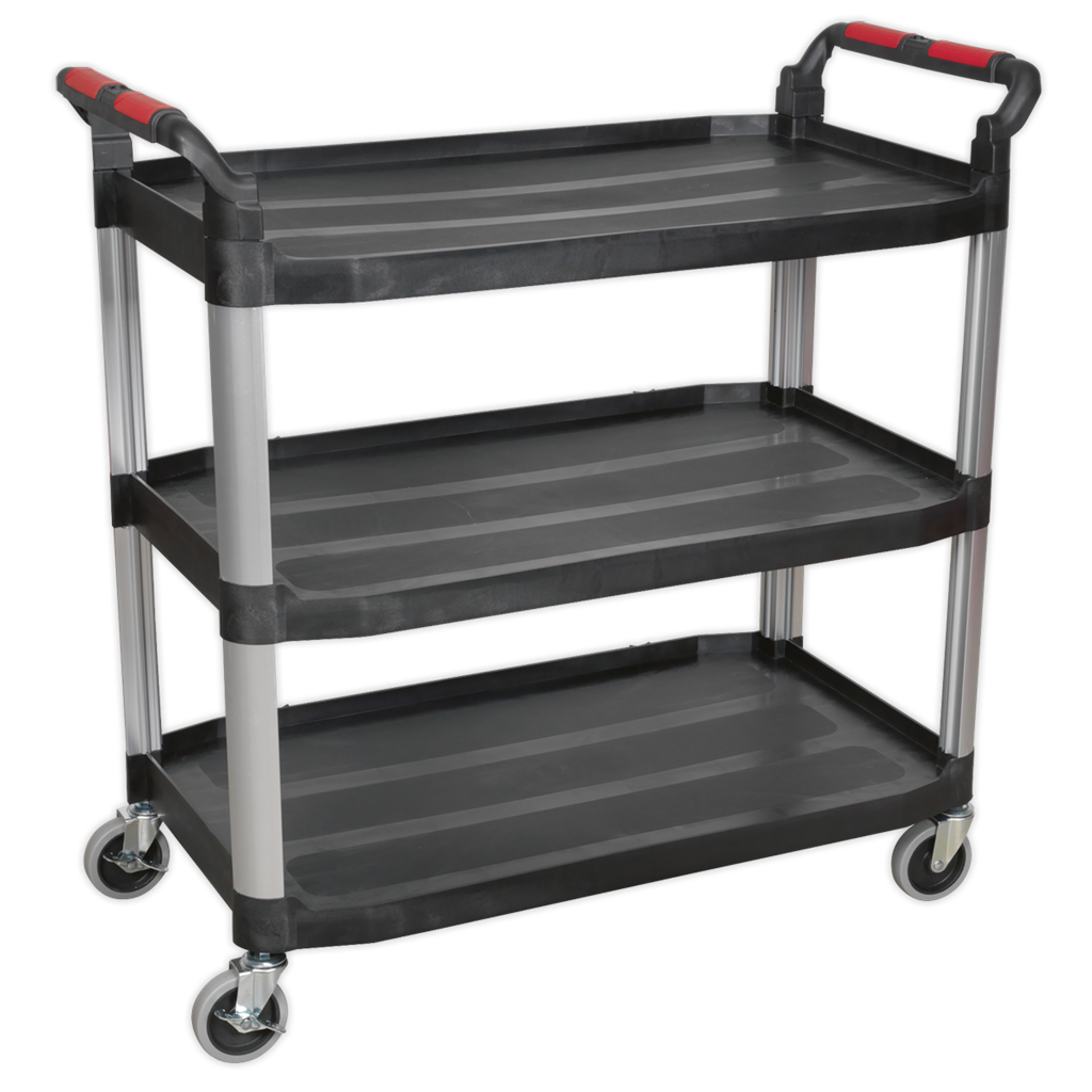 Workshop Trolley 3-Level Composite - 3 Wall