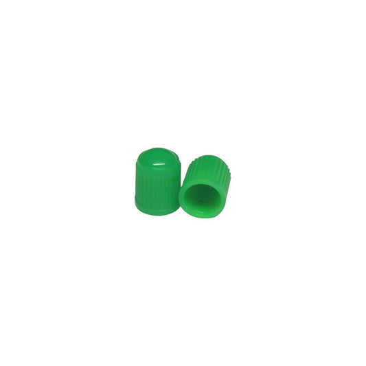 Car Dust Caps - Green - Set Of 4