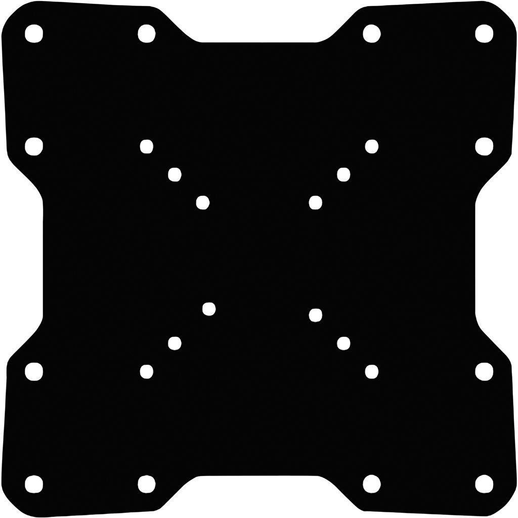 200X200 Black VESA Mount Adaptor Plate Bracket