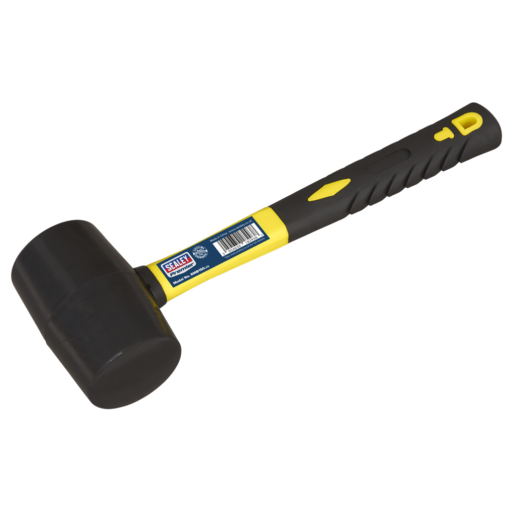 Rubber Mallet with Fibreglass Shaft 1.5lb