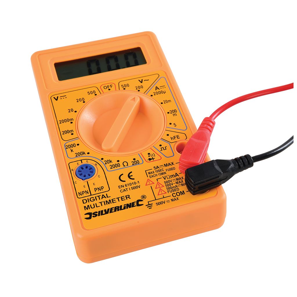 Silverline Digital Multimeter - AC & DC