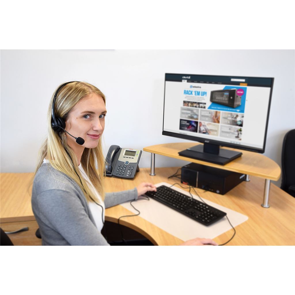 USB Multimedia Headset with Microphone - Boom