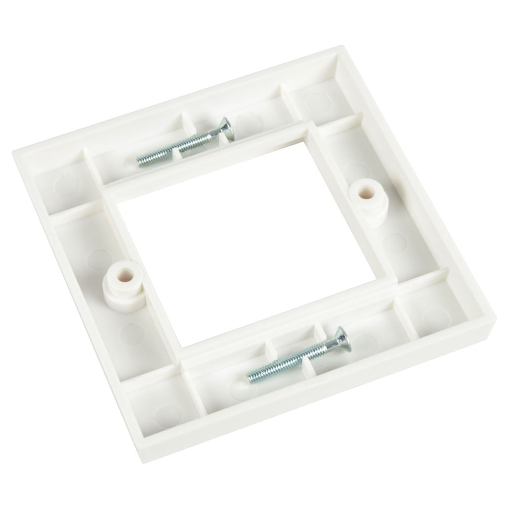 Single Gang Wall Plate Frame for 2 Modules