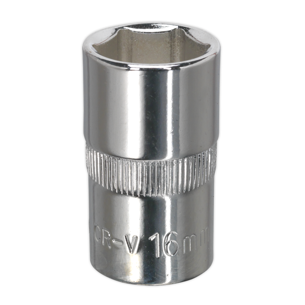 WallDrive&#174; Socket 16mm 1/2"Sq Drive Fully Polished