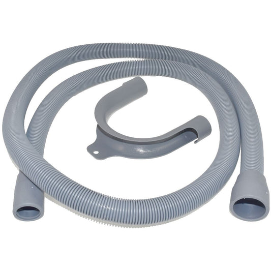 Universal Dishwasher Washing Machine Outlet Drain Hose and Hook 1.5 Meter Length 22-30mm