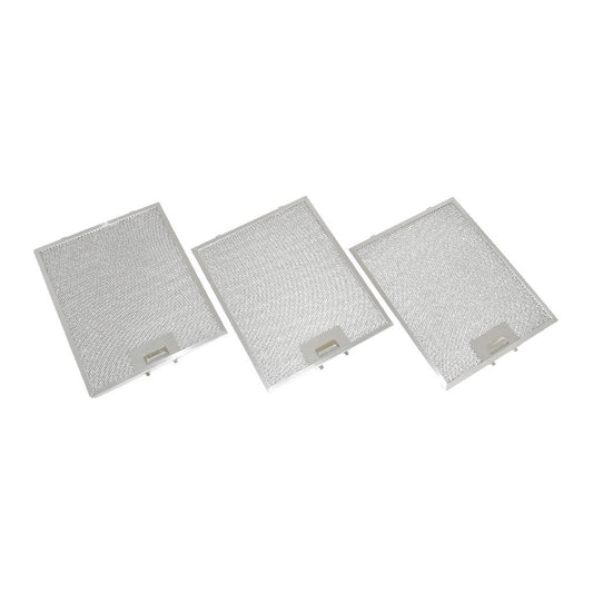 Universal Metal Cooker Hood Grease Filter 320 x 260 mm Pack of 3