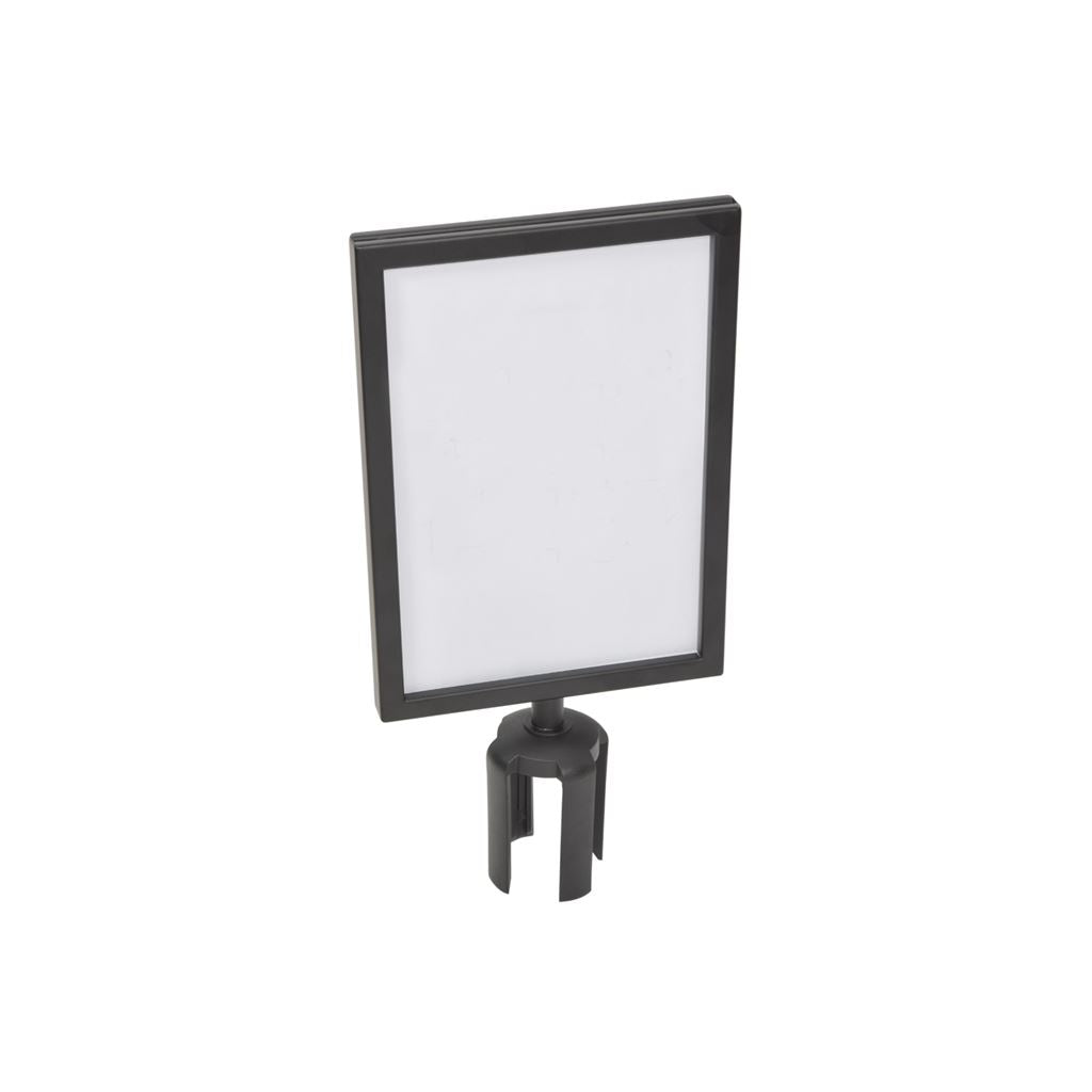 A4 Portrait Sign Holder - Black Finish