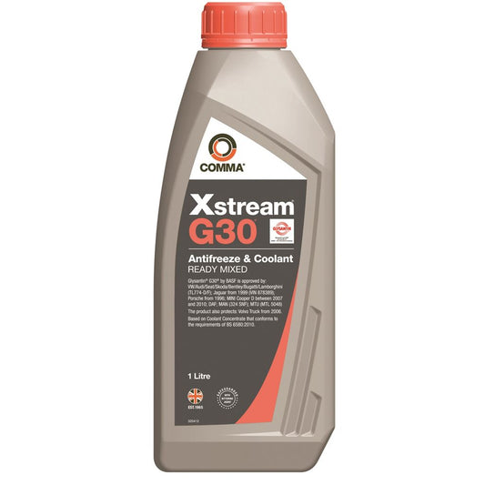 Xstream G30 Antifreeze & Coolant - Ready To Use - 1 Litre