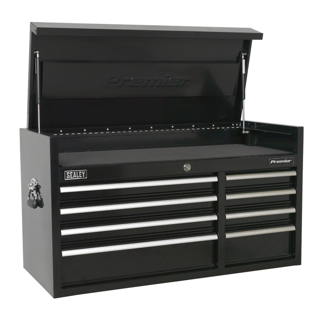 Topchest 8 Drawer 1040mm Heavy-Duty Black