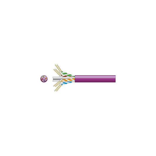 Cat6 U/UTP LSZH Network Cable - 305m Lilac