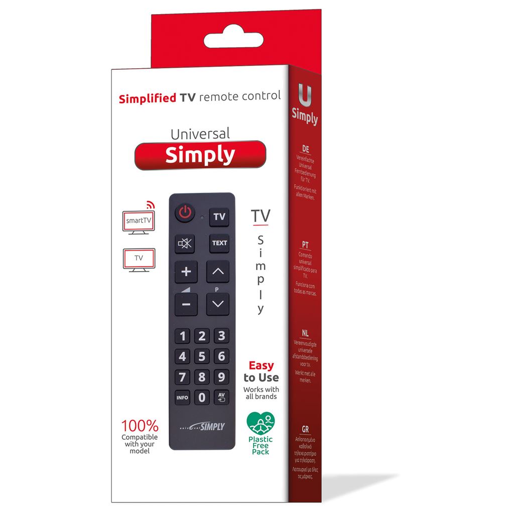 Universal Simple TV Remote Control