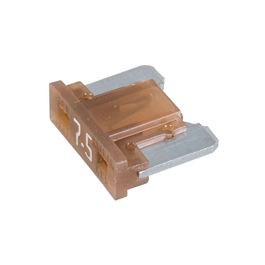 Silverline ATT Low Profile Mini Automotive Blade Fuses 10pk - 7.5A Brown