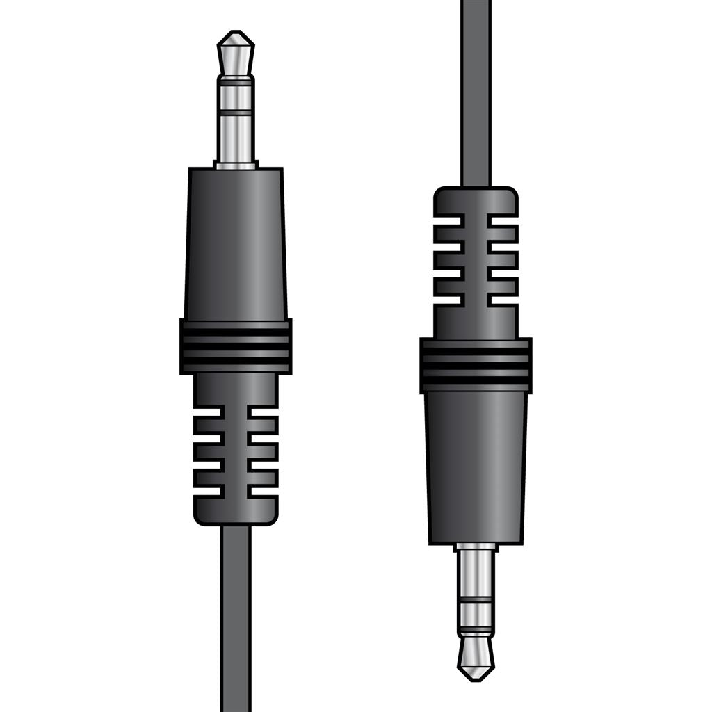 3.5mm Stereo Plug to 3.5mm Stereo Plug Leads - 3.0m