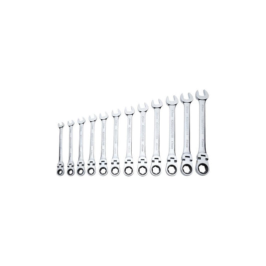 Carlyle Metric Flexible Ratcheting Wrench Set (12 Pieces)