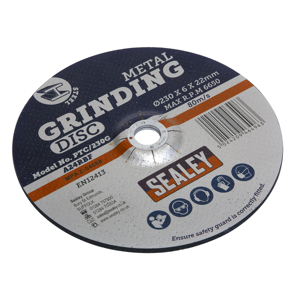 Grinding Disc &#216;230 x 6mm &#216;22mm Bore