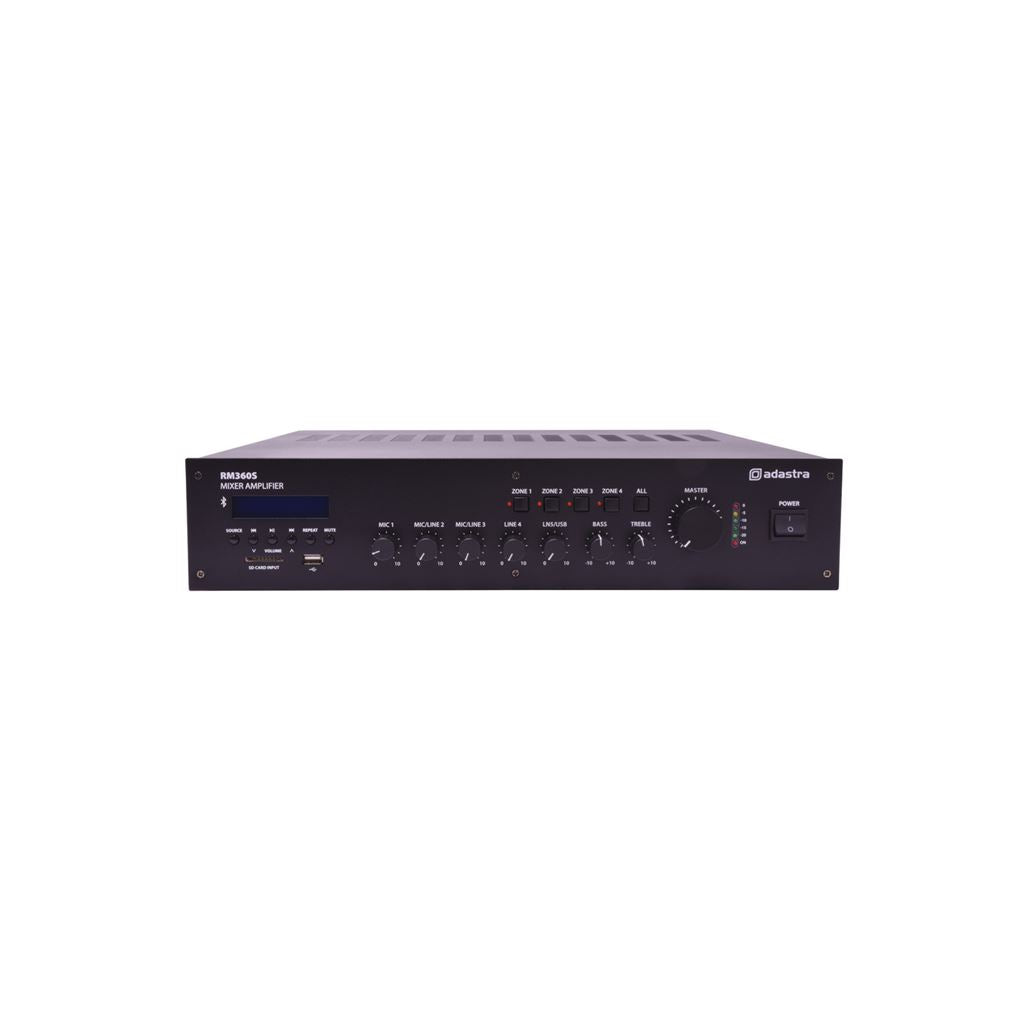 RM series 5-channel 100V mixer amplifier - RM360S Mixer-Amplifier