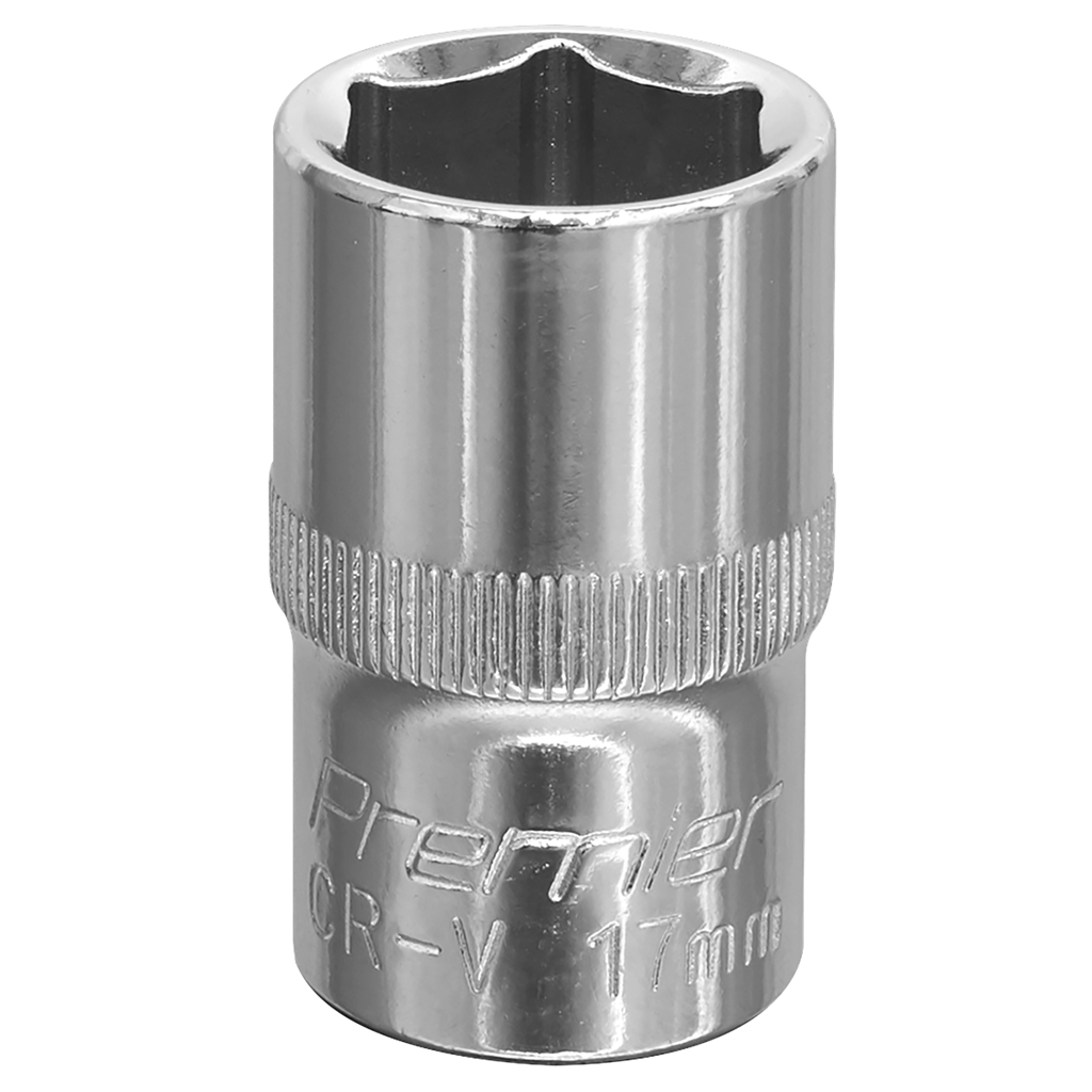 WallDrive&#174; Socket 17mm 1/2"Sq Drive Fully Polished