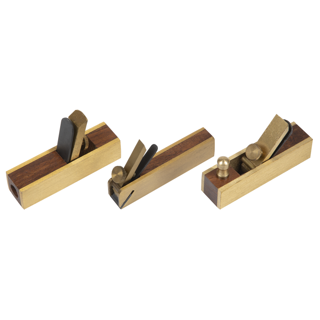 Mini Brass Plane Set 3pc