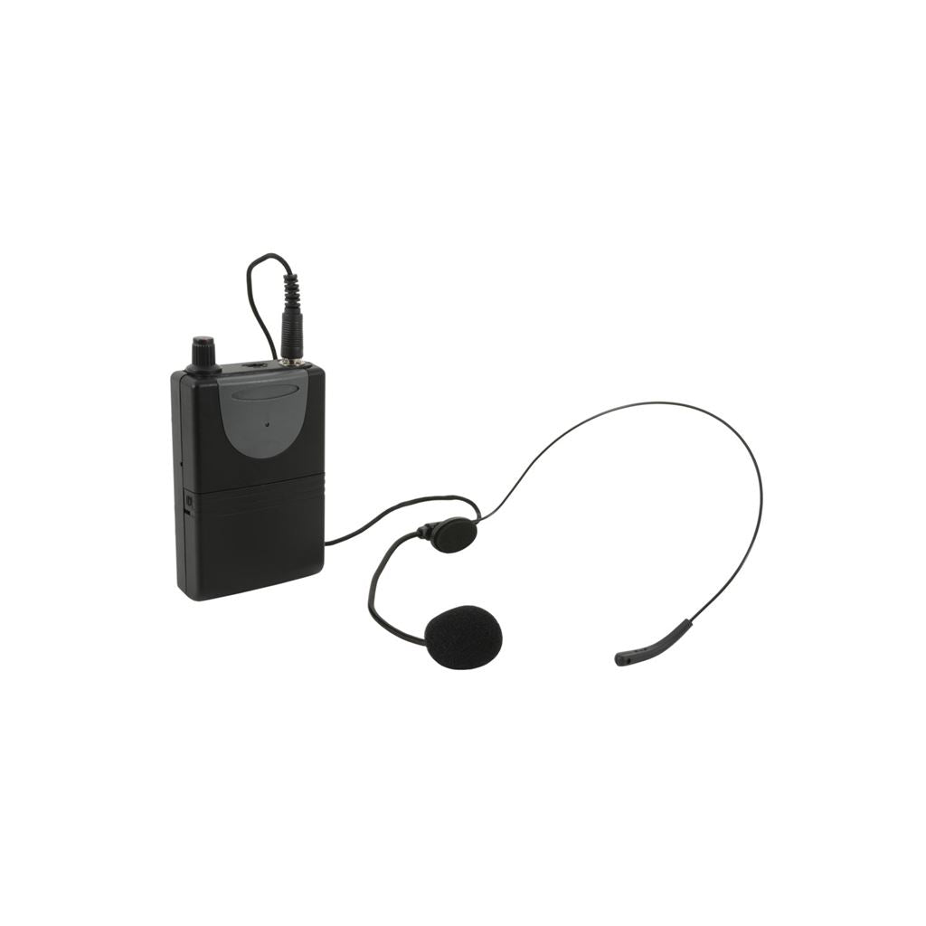 Neckband Mic + Beltpack for QRPA & QXPA - Headset QXPA-plus 864.8MHz - QHS-864.8