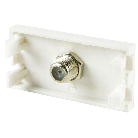 Wall Plate Module - Satellite F-Type Screw - 50 x 25mm