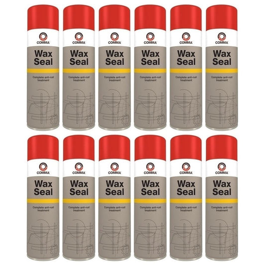 Comma Wax Seal  Anti Rust Treatment & Underbody Protection WS500M 500ml Aerosol 12 pack