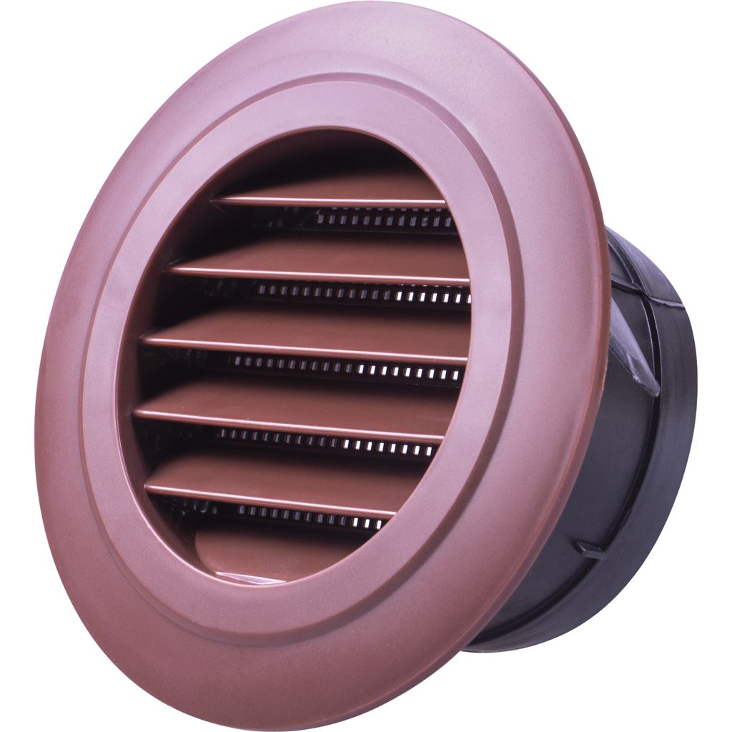 Wall Air Vent with Inner Mesh - 100mm Diameter