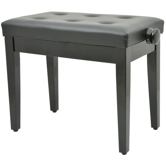 Piano Benches - - black (without compartment) - PB660H-BK