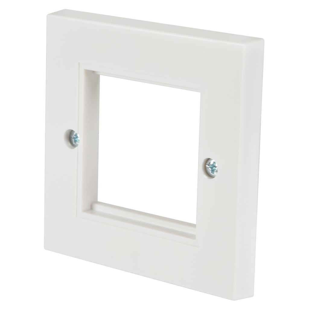 Single Gang Wall Plate Frame for 2 Modules