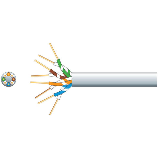 Economy Telephone Cable - 4 Pairs CCS White 100m