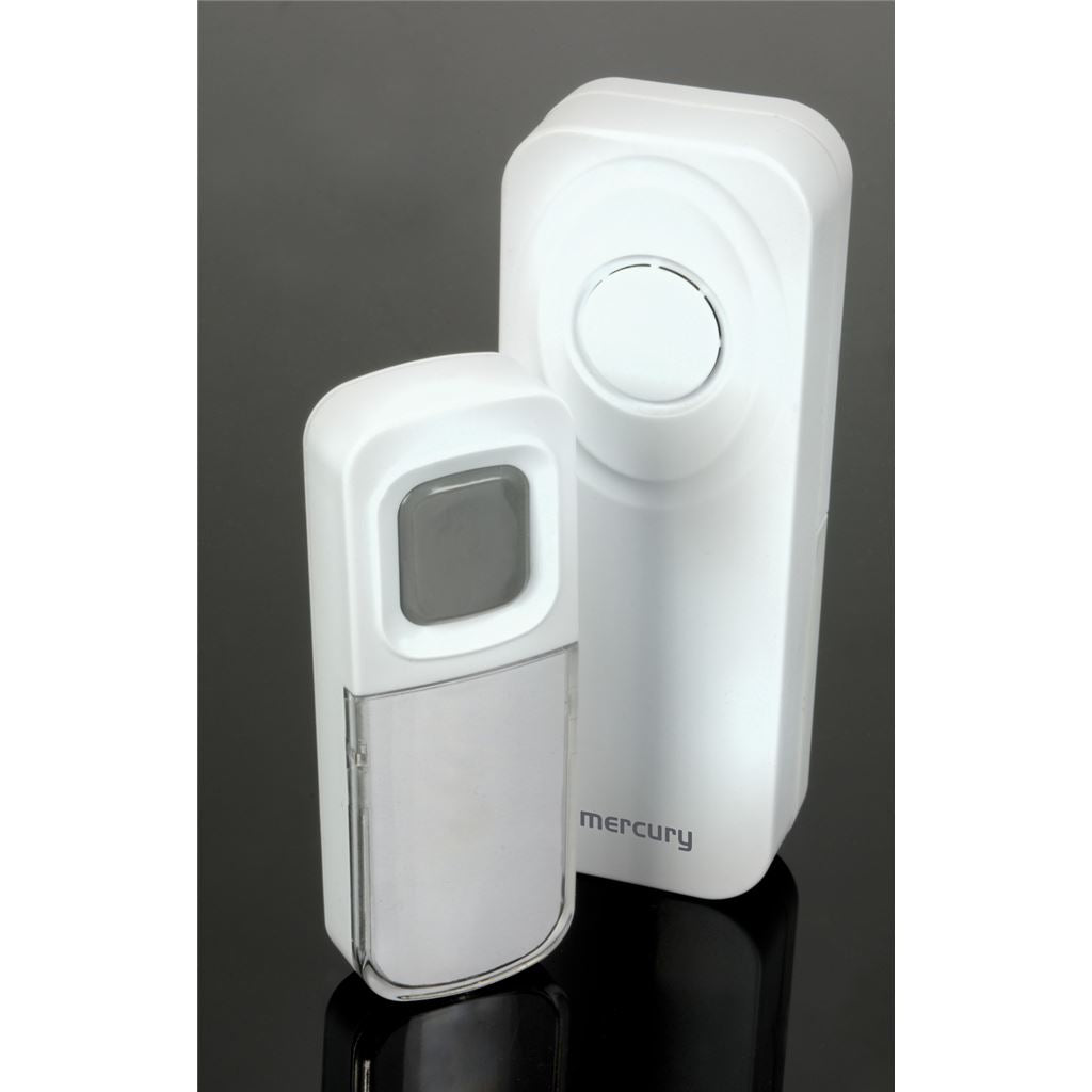 Wireless Waterproof Doorbell with Portable Chime - White - DB295-WHT