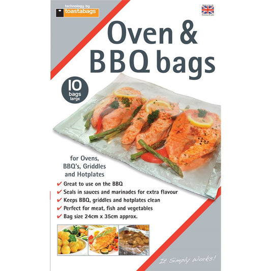 Toastabags Oven & BBQ Large Bags - Oven/BBQ - 10 Pack - OBBQB10