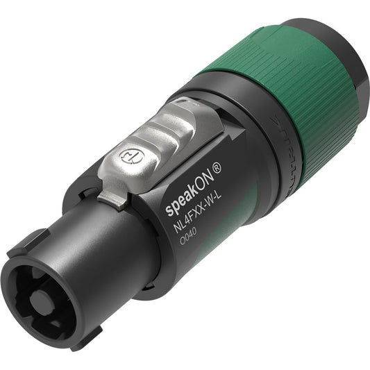 Neutrik&#174; NL4FXX Speakon Cable Connectors - NL4FXX-W-L Pole Plug