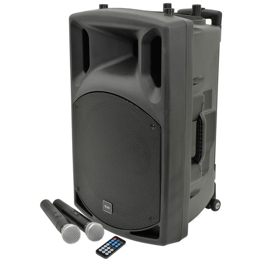 QX Series portable powered PA unit with Bluetooth - QX15PA USB/SD/FM player &